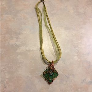 Handmade wire wrapped necklace